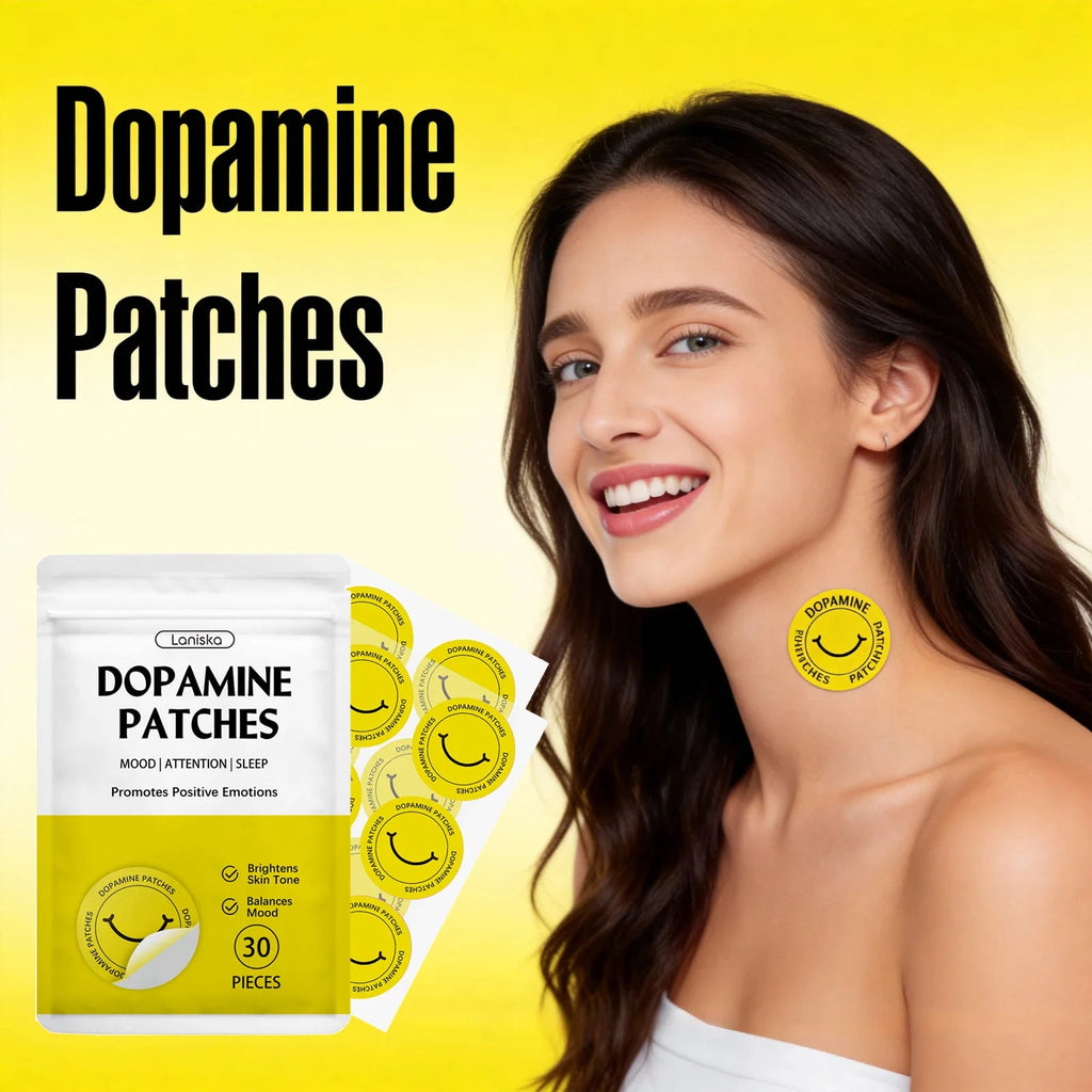 Dopamine Patches Vitality Boost Instant Mood & Focus Enhancement Concentration Aid Wellness Body Care Patch - Zenvia goods & retreat