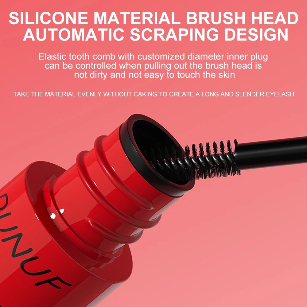 DUNUF 1 Pcs Long Lasting Mascara Thin Thick Waterproof Curl does not Easily Stain Sweat-proof and Non-smudging Beginner Friendly - Zenvia goods & retreat