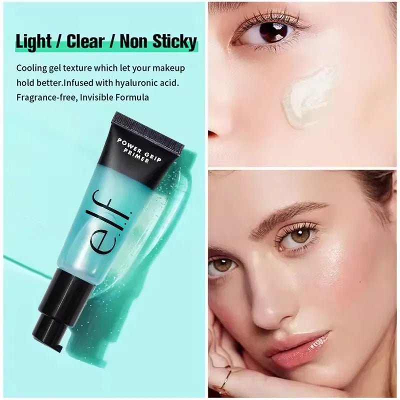 Elf Makeup Power Grip Dewy Setting Spray Brightening Primer Concealer Foundation Liquid Hydration Makeup Base Beauty Cosmetics - Zenvia goods & retreat