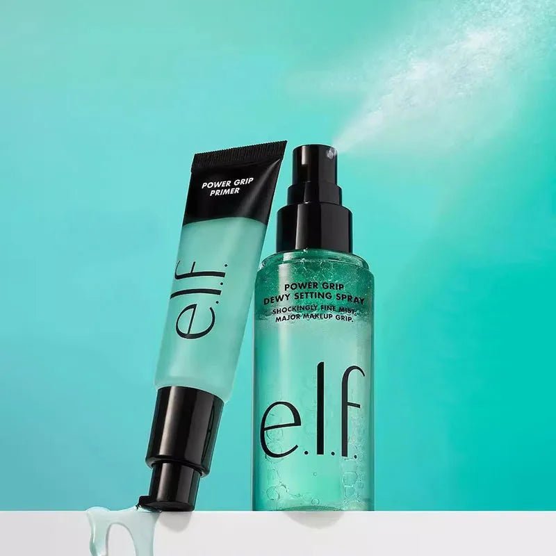 Elf Makeup Power Grip Dewy Setting Spray Brightening Primer Concealer Foundation Liquid Hydration Makeup Base Beauty Cosmetics - Zenvia goods & retreat