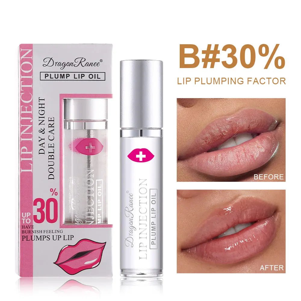 Instant Volumising Lip Plumper Oil Lip Enhancer Lip Gloss Plumping Serum Moisturizing Anti-Wrinkle Lipstick Sexy Lip Care Makeup - Zenvia goods & retreat