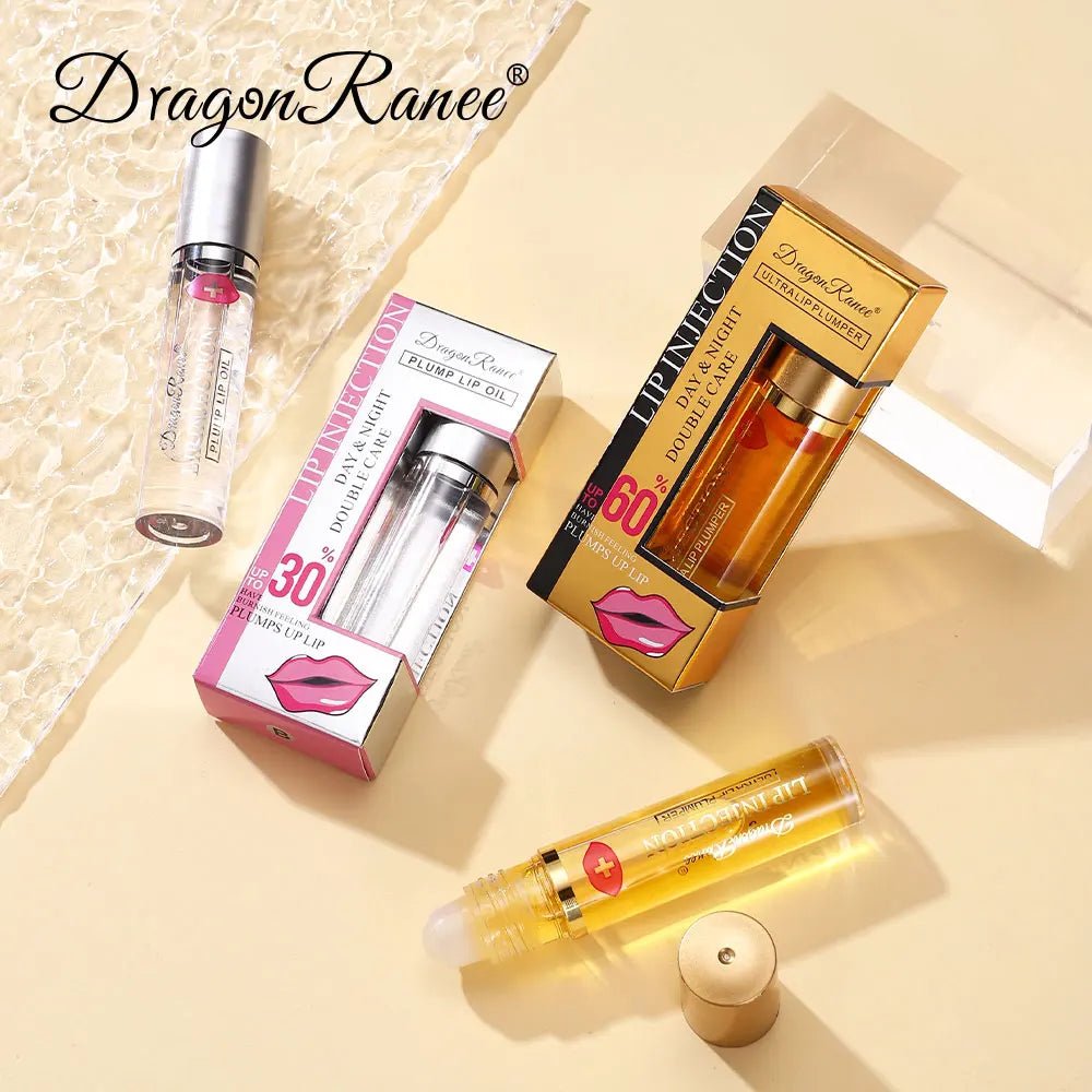 Instant Volumising Lip Plumper Oil Lip Enhancer Lip Gloss Plumping Serum Moisturizing Anti-Wrinkle Lipstick Sexy Lip Care Makeup - Zenvia goods & retreat
