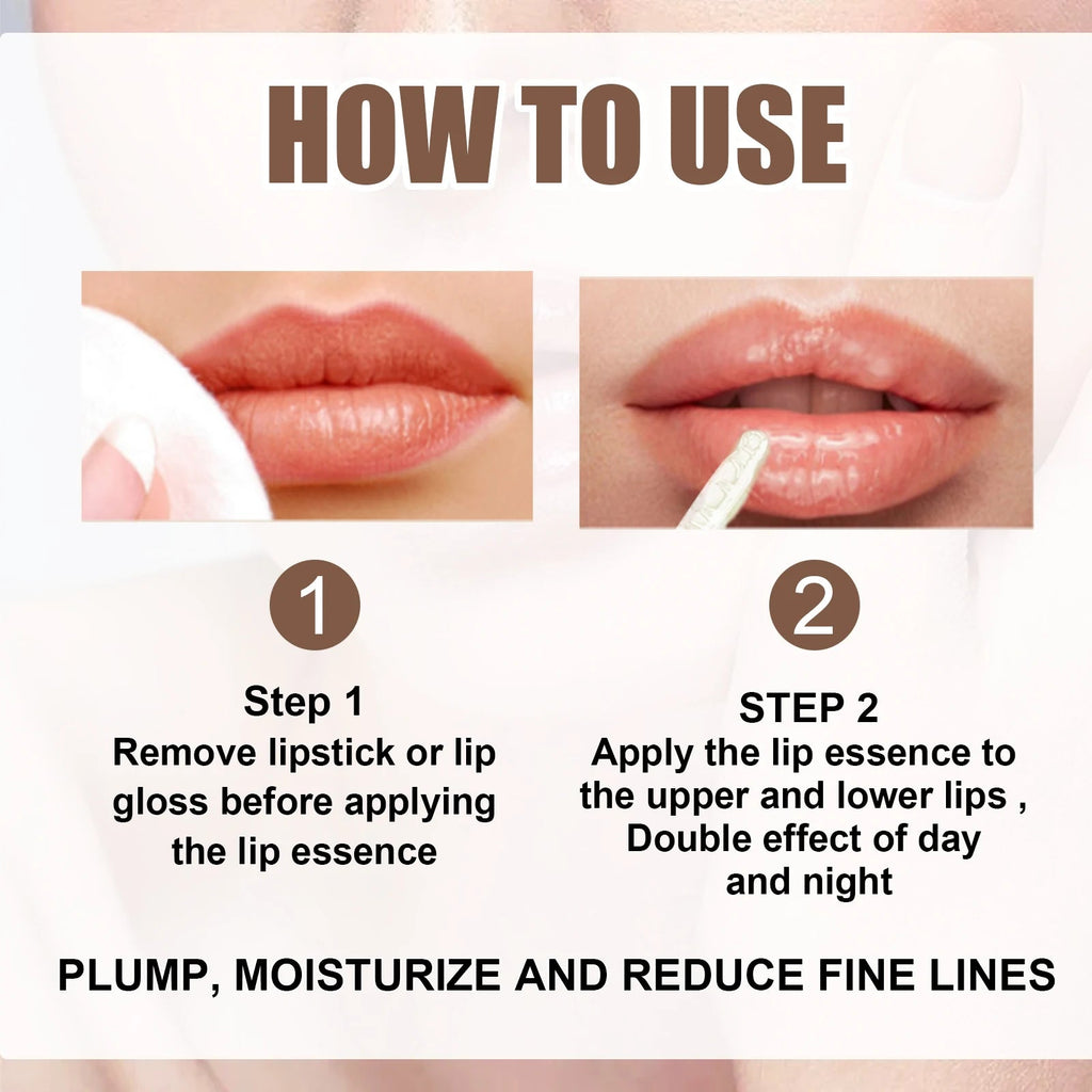 Instant Volumising Lip Plumper Oil Lip Enhancer Lip Gloss Plumping Serum Moisturizing Anti-Wrinkle Lipstick Sexy Lip Care Makeup - Zenvia goods & retreat