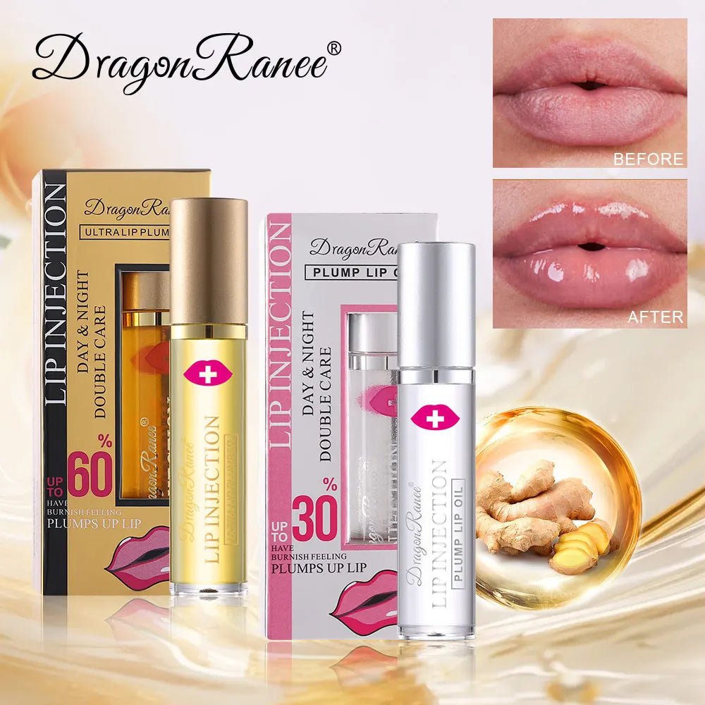Instant Volumising Lip Plumper Oil Lip Enhancer Lip Gloss Plumping Serum Moisturizing Anti-Wrinkle Lipstick Sexy Lip Care Makeup - Zenvia goods & retreat