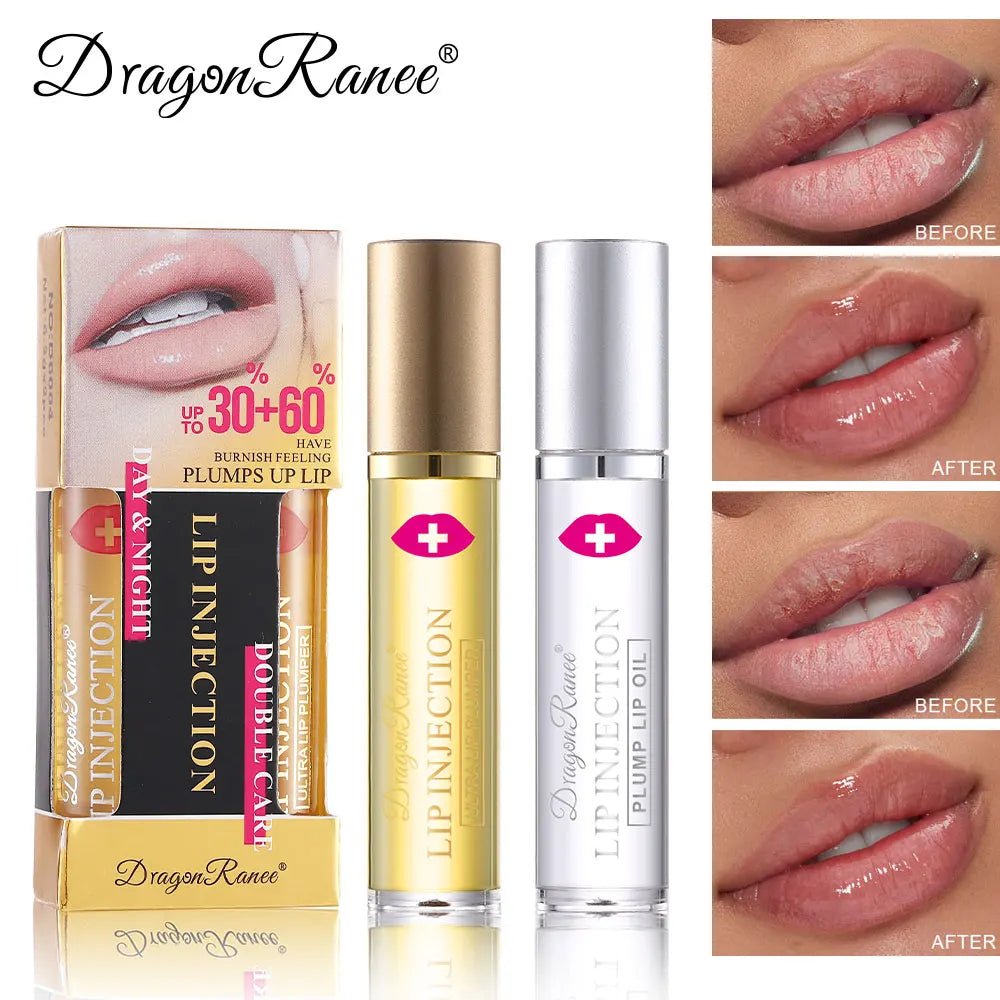 Instant Volumising Lip Plumper Oil Lip Enhancer Lip Gloss Plumping Serum Moisturizing Anti-Wrinkle Lipstick Sexy Lip Care Makeup - Zenvia goods & retreat