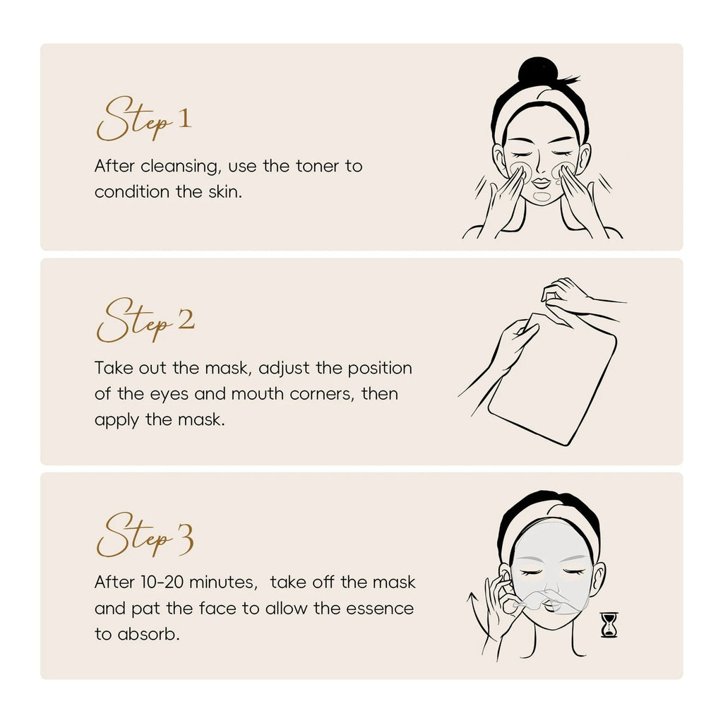 LAIKOU Korea Snail Collagen Essence Mask Hydrating Sheet Mask Anti-Wrinkle Face Mask Firming Skin Care 25g*20pcs - Zenvia goods & retreat