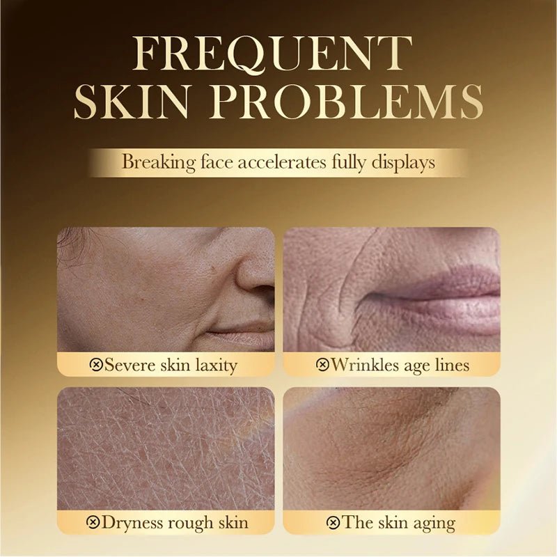 SADOER Golden Collagen Facial Masks Moisturizing Anti-Aging Anti Wrinkles Face Mask Sheet Collagen Masks Skin Care Product - Zenvia goods & retreat